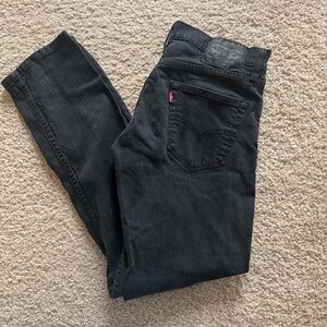 Levi's 511 Jeans Mens 30x30 Standard Slim Fit 5-Pocket Stretch Flex Denim Black